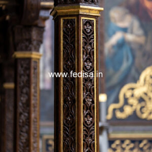 Wooden Pillar Design for Elegant Homes