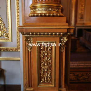 Wooden Pillar Design for Interior Decor