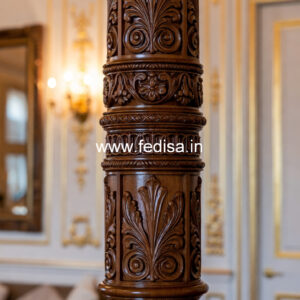 Wooden Pillar Design for Stylish Homes