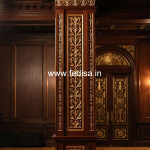 Wooden Pillar Design for Home Makeover