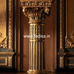 Wooden Pillar Design for Rich Interiors
