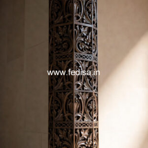 Elegant Wooden Pillar Designs for Living Room