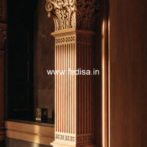 Wooden Pillar Designs for Rich Interiors