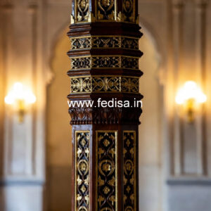 Wooden Pillar Designs for Interior Goals