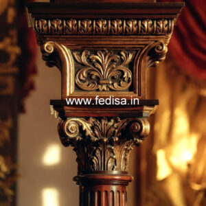 Wooden Pillar Designs for Rich Home Decor