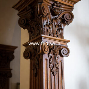 Wooden Pillar Designs for Elegant Homes