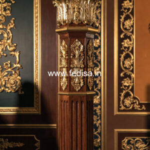 Wooden Pillar Designs for Luxury Feel