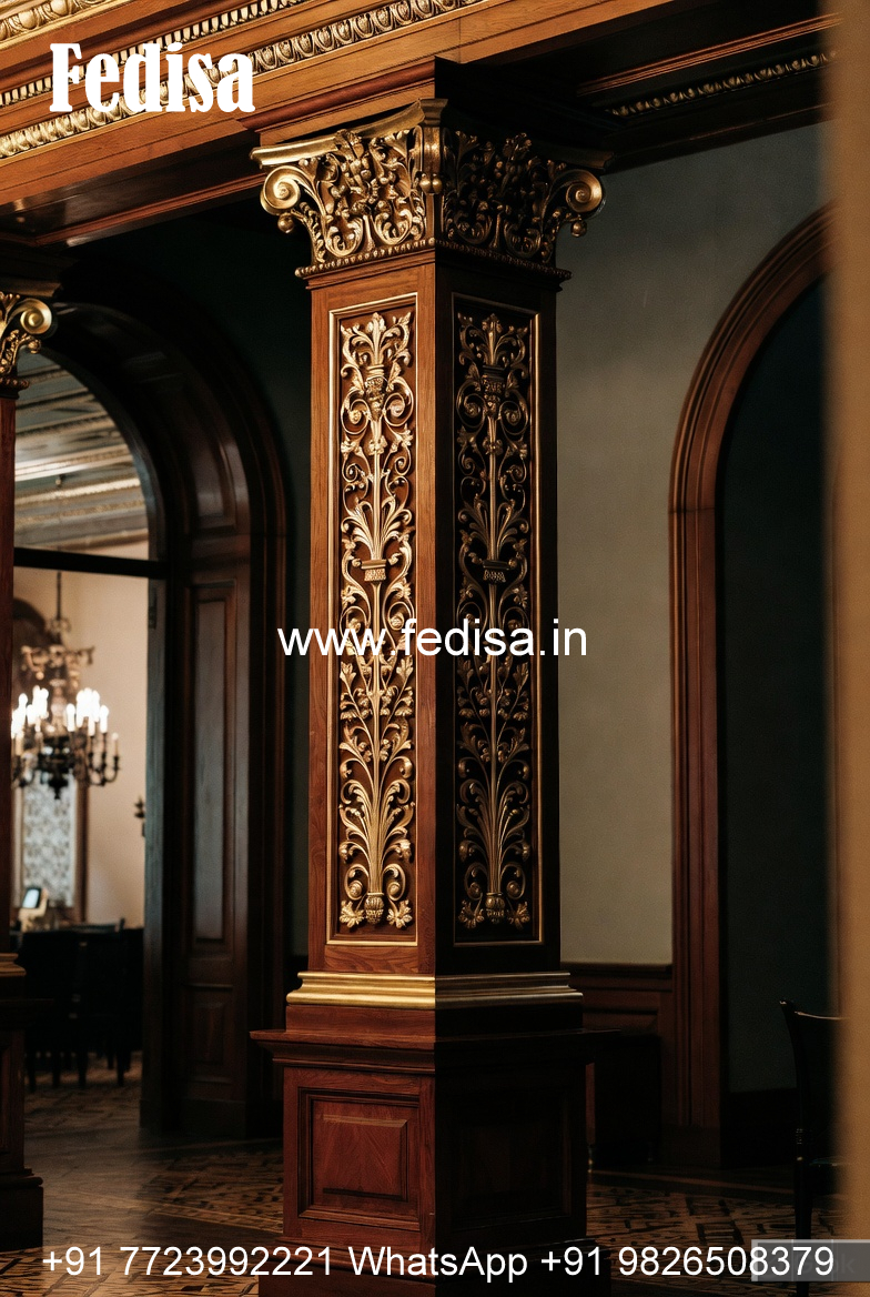 Wooden Pillar Designs That Look Eye-Catching