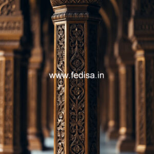 Wooden Pillar Designs That Feel Designer