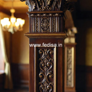 Wooden Pillar Designs That Feel Like Palace Decor