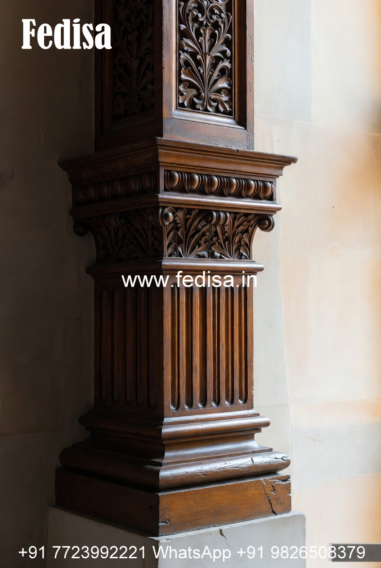 Wooden Pillar Designs That Feel High Luxury
