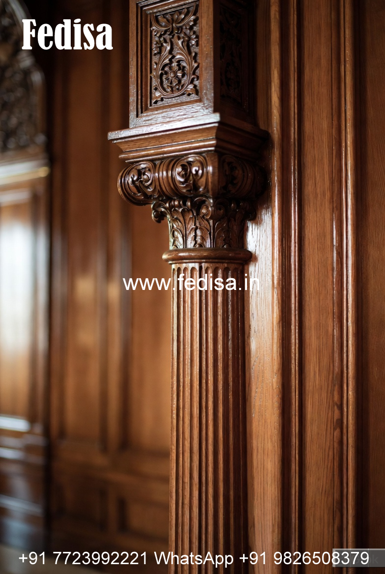 Wooden Pillar Designs That Feel Luxury Living