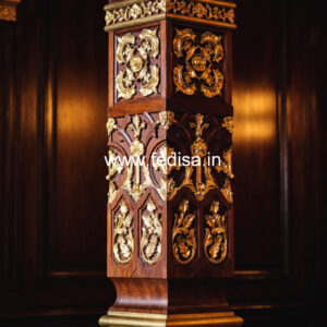 Wooden Pillar Designs That Feel Royal Interiors