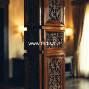 Indian Style Wooden Pillar Design