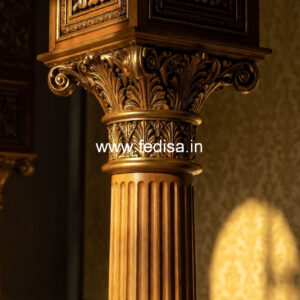 Wooden Pillar Design for Interior Columns