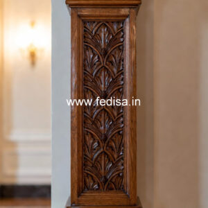 Wooden Pillar Design with Premium Finish