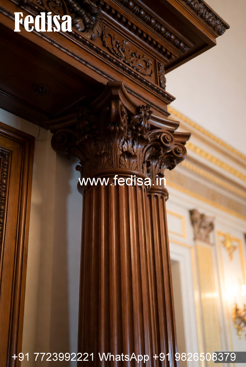 Wooden Pillar Design for Interior Concepts