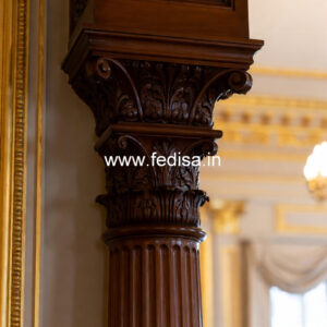 Wooden Pillar Design with Premium Craftsmanship