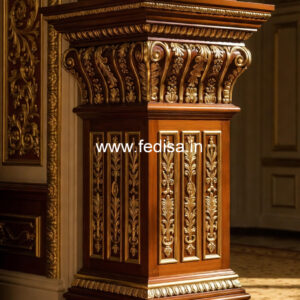 Wooden Pillar Designs That Feel Royal