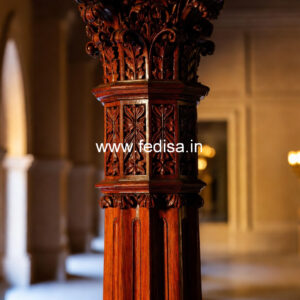 Luxury Wooden Pillar Designs for Interior Decor