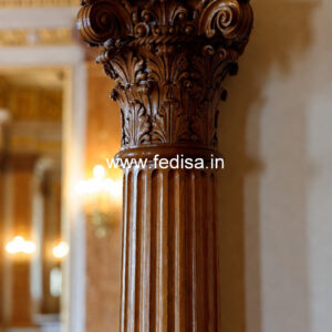 Wooden Pillar Designs for High-End Interiors