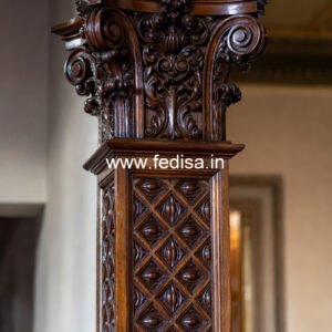 Wooden Pillar Designs for Rich Look