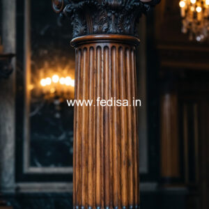 Wooden Pillar Designs That Feel Royal & Classy