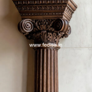 Wooden Pillar Designs for Grand Interiors