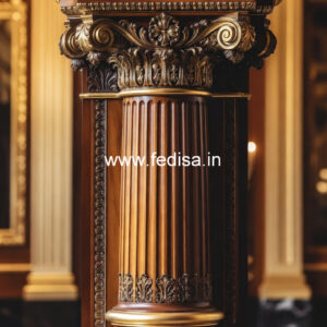 Wooden Pillar Designs That Feel Rich & Elegant