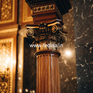 Wooden Pillar Designs That Add Luxury Touch