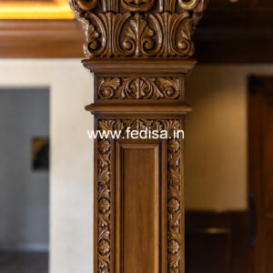 Wooden Pillar Designs That Feel Like Palace Decor
