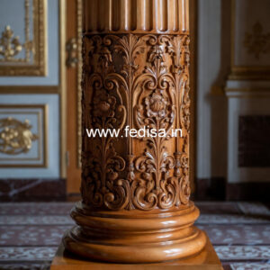 Wooden Pillar Designs That Feel Rich Interiors