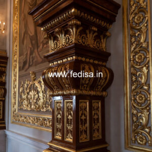 Wooden Pillar Designs That Feel Like Art Pieces