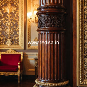 Stylish Wooden Pillar Design for Home Decor