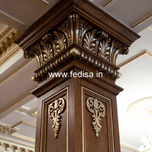 Indian Style Wooden Pillar Design