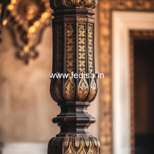Wooden Pillar Design for Traditional House