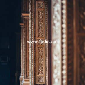 Wooden Pillar Design for Home Decoration