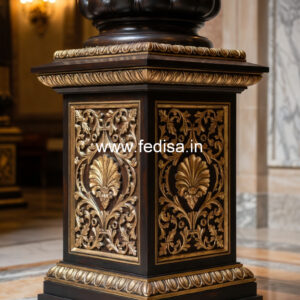 Wooden Pillar Design with Custom Design