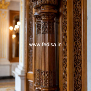 Wooden Pillar Design for Elegant Homes