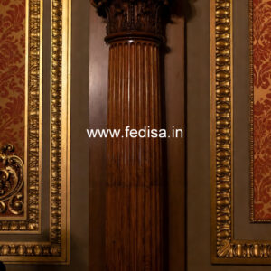 Wooden Pillar Design for Decorative Columns