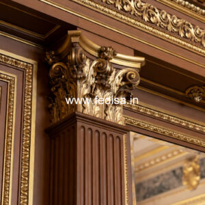 Wooden Pillar Design for Elegant Interiors