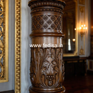 Wooden Pillar Design for Sophisticated Homes