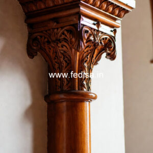 Stylish Wooden Pillar Designs for Home Decor