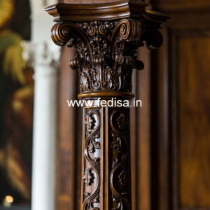 Wooden Pillar Designs with Premium Finish