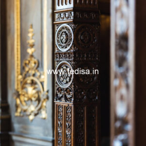 Luxury Wooden Pillar Designs for Interior Decor