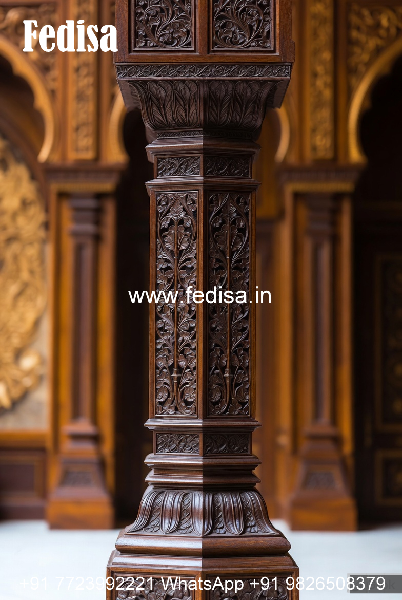 Wooden Pillar Designs That Define Elegance
