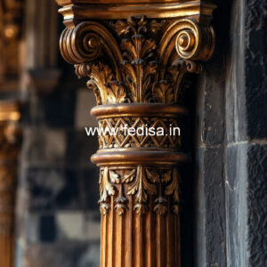 Wooden Pillar Designs for High-End Interiors