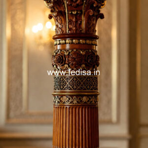 Wooden Pillar Designs for Modern Villas