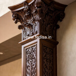 Save This Wooden Pillar Design for Your Dream Home