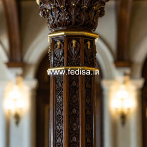 Wooden Pillar Designs That Feel Royal Interiors